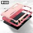 thumbnail image 4 of Galaxy Z Fold 4 Case, Allytech Military Grade Protective Anit-Scratch Shockproof Drop Proof Bumper Defender Back Cover Case for Samsung Galaxy Z Fold 4 5G - Pink, 4 of 5