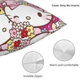 thumbnail image 3 of Hello Kitty Pillow Cover, Square Throw Pillow Cases For Couch Sofa Bed Living Room,Home Decorative, 20"X20", 3 of 9