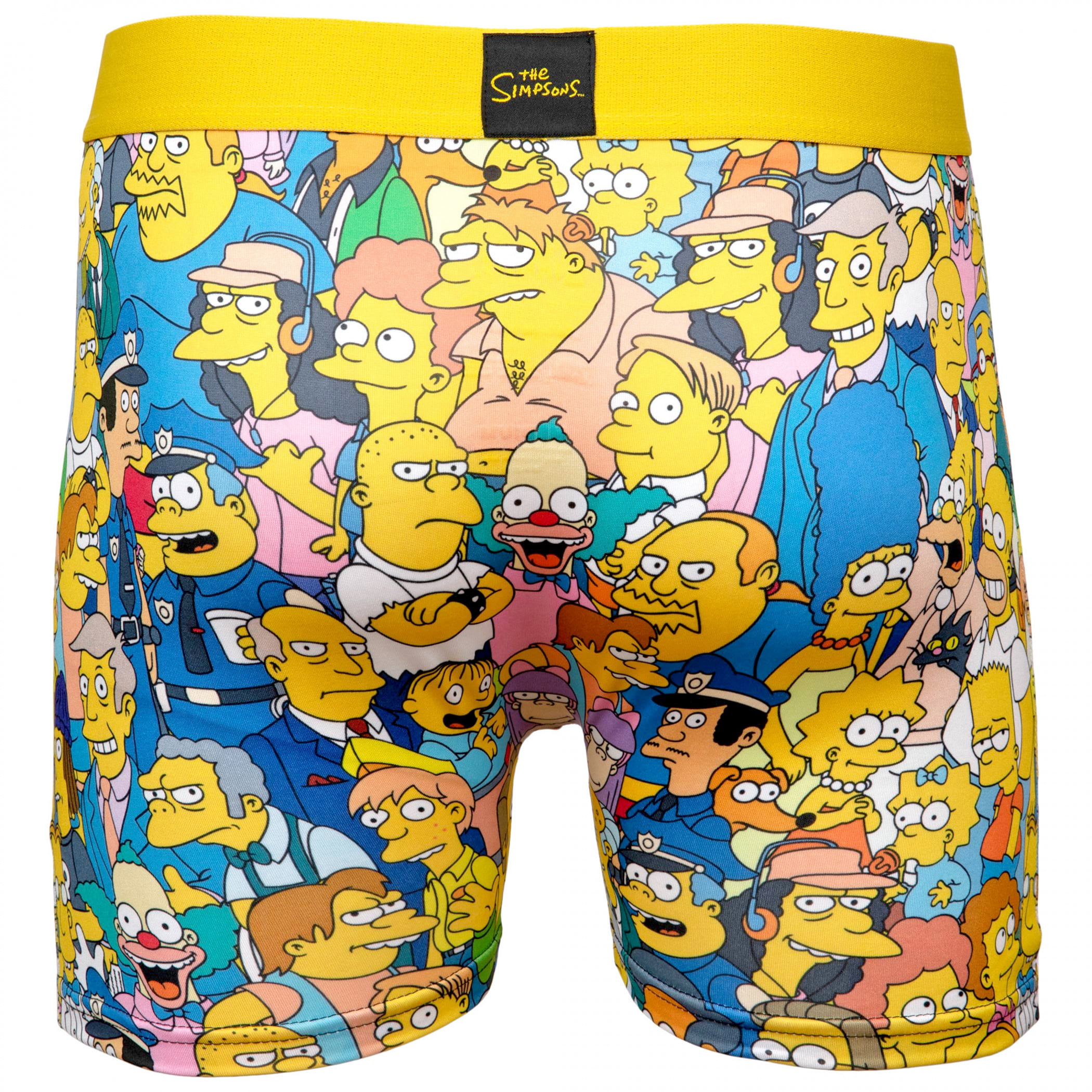 The Simpsons Swag Duff Beer Man Boxer Brief Mens Medium Underwear 31-33