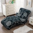 thumbnail image 3 of Stretch Cover for Living Room Chaise Slipcover Armless Indoor Slipcover for Bedroom Chaise ,Machine Washable -, 3 of 10