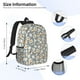 thumbnail image 5 of Easygdp White Popcorn Mochila Ligera de 15 Pulgadas para Estudiantes, Mochila Cómoda para la Escuela y Viajes, Correas Ajustables, 5 of 6