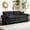 Black, variant on Modern 84" Chenille Loveseat Sofa, Ultra-Comfy Upholstered Couch with 2 Pillows for Apartment, Living Room, Bedroom, or Home Office (Yellow)