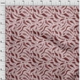 thumbnail image 4 of oneOone Cotton Jersey Dark Red Fabric Asian Block Craft Projects Decor Fabric Printed By The Yard 58 Inch Wide, 4 of 4