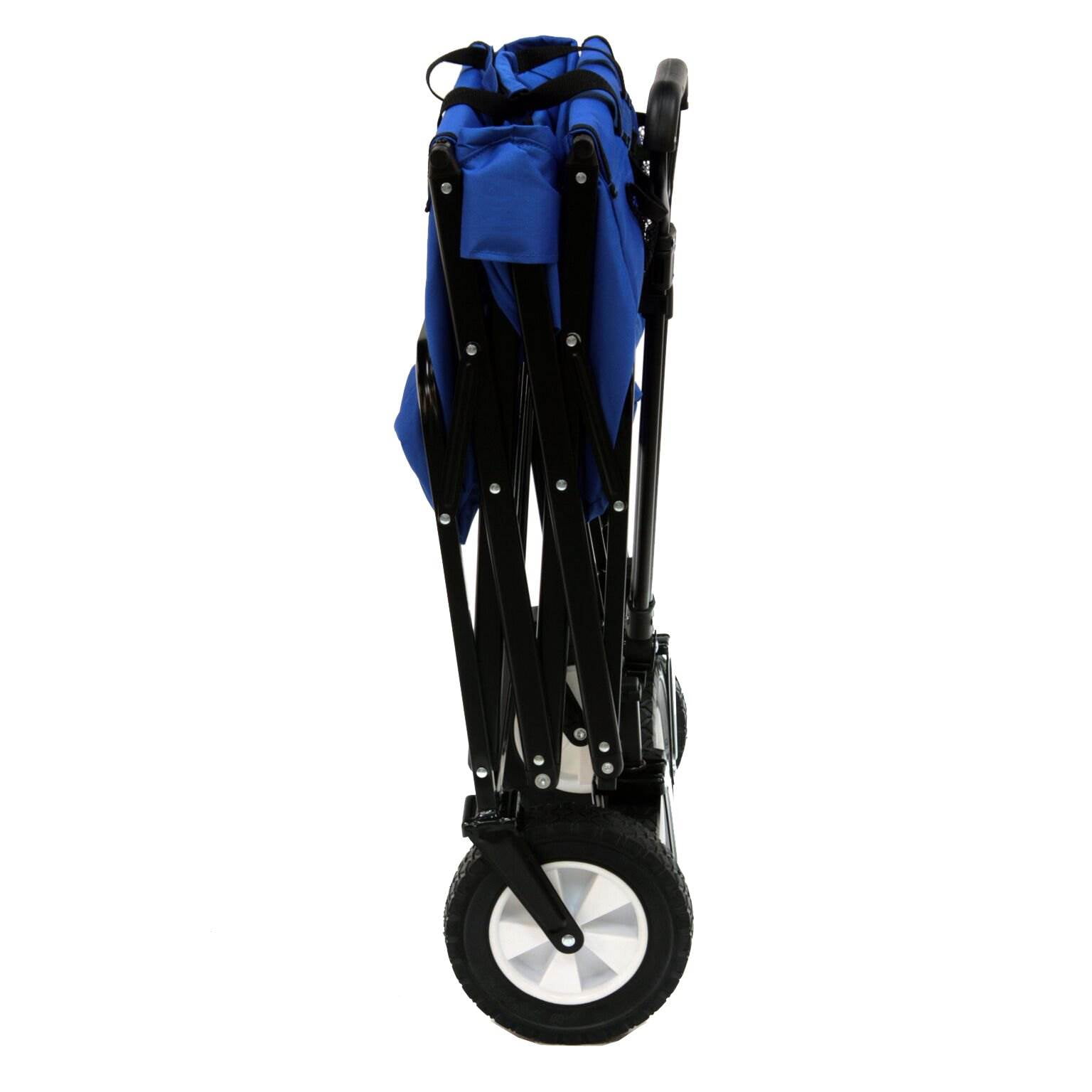 Mac Sports Collapsible Folding Outdoor Heavy Duty Utility Wagon, 300 lbs Weight capacity, Blue