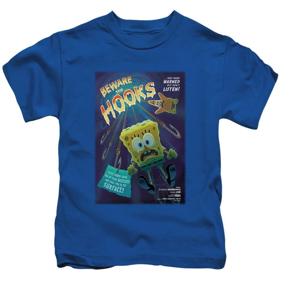 Spongebob Beware The Hooks Unisex Youth Juvenile T-Shirt