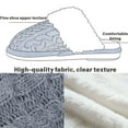 thumbnail image 4 of BERANMEY Comfy Slippers for Women Fuzzy House Shoes with Memory Foam, Warm Faux Fur Lining & Non-Slip Sole for Indoor Outdoor Bedroom and Bathroom, 4 of 8