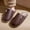 Brown, variant on Unisex Waterproof Winter Slippers - Warm Fleece Lined House Shoes for Men & Women, Anti-Slip Thickened Sole Indoor Outdoor Mules, Easy-Clean Thermal Memory Foam Slides, Cozy Couple Mules