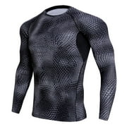 Men's Breathable Sports Winter Underwear Base Layer Topstight-fitting Long-sleeved Quick-Drying Fitness Top