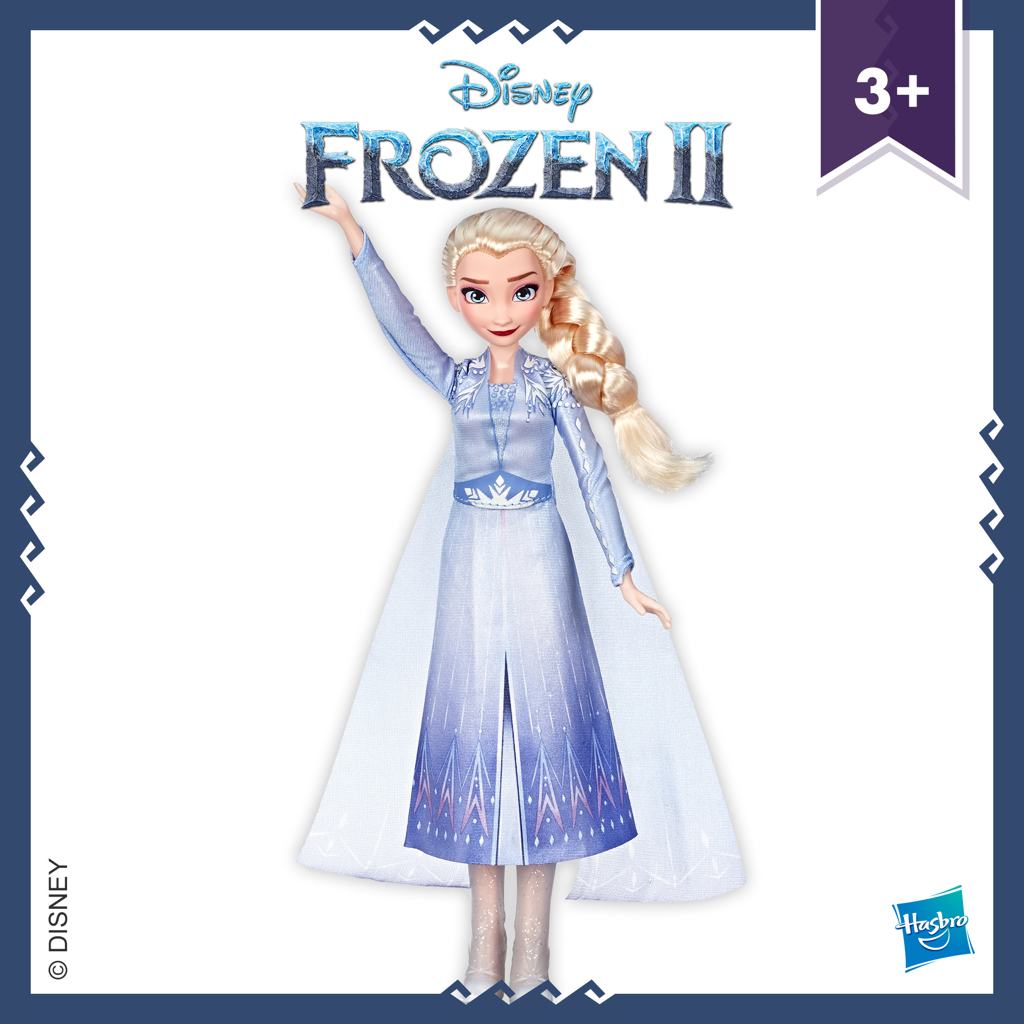 Disney Frozen 2 Singing Elsa Musical Fashion Doll Includes Blue Dress 