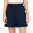 thumbnail image 3 of Dvprdro Mesh Workout Shorts for Women High Waist Drawstring Loose Fit Running Shorts with Built in Brief, 3 of 8