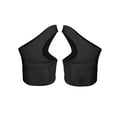 thumbnail image 6 of TELOLY 1Pc Wrist Guard Fasten Tape Breathable Ultra-thin Sweat Absorption with Thumbhole Pain Relief Extra Soft Moisture Wicking Sports Wristband Wrist Wrap, Black Left Hand, 6 of 6