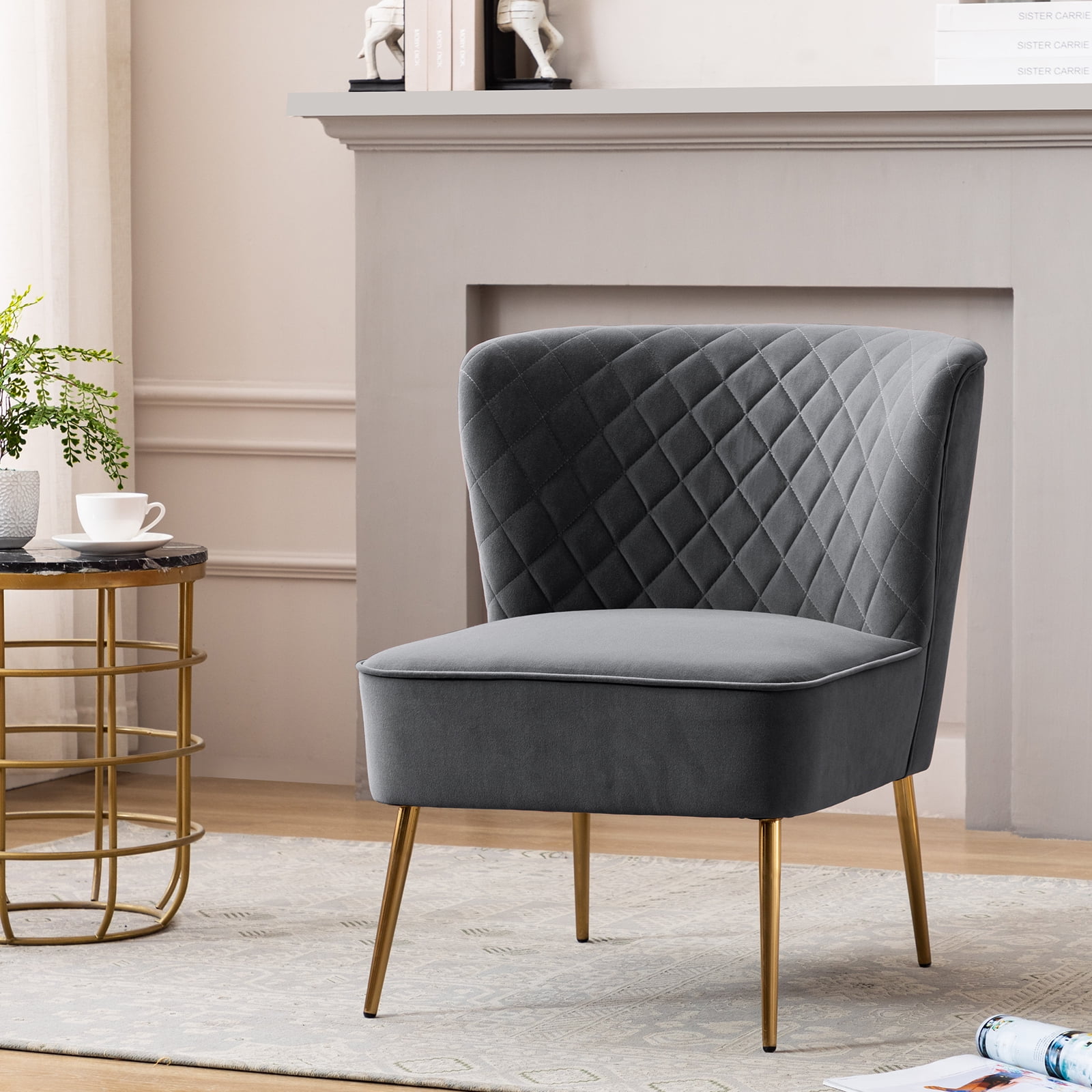 Dark grey outlet cocktail chair