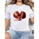 thumbnail image 1 of Women's Casual T-Shirt with Realistic Chocolate Candy Print - Short Sleeve, Round Neck, Breathable - Perfect for Sports & Casual Attire Tee For Adult, Men, Women, Teen, Teenager, Adolescent, Youth, 1 of 5