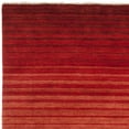 thumbnail image 3 of SAFAVIEH Tibetan Dymphna Striped Wool Runner Rug, Rust, 2' x 8', 3 of 5