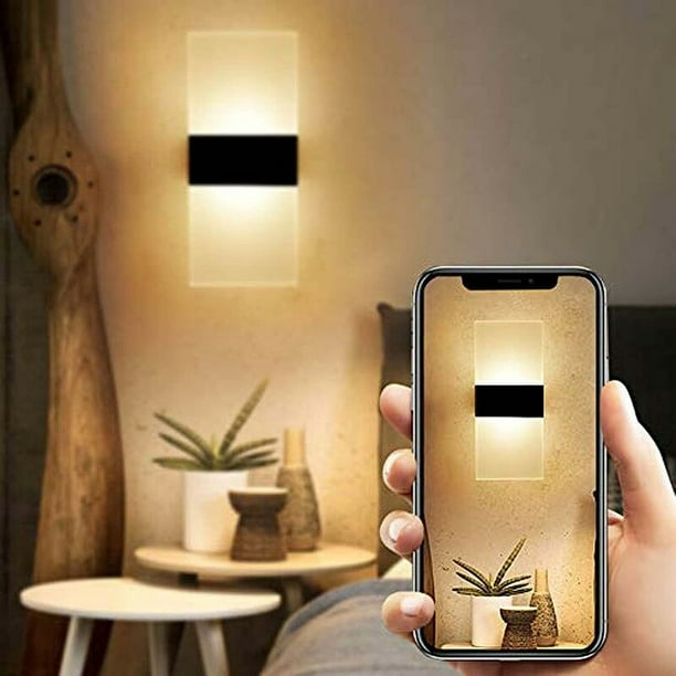 Lampara Sin Cable Lámpara LED De Pared Ajustable Luz Cálida