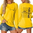 thumbnail image 2 of TechWave Graduation Pullover Jacket Womens Sweatshirt Pullover Ladies Senior Mom 2025 Shirt 2025 Graduating Class Sweatshirt T Shirt Print Long Sleeve Shirt, 2 of 3