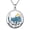 Style 1, variant on Mountain Necklace for Women,925 Sterling silver Pendant Necklace in Turquoise Chips, Dainty Nature Necklaces Jewelry for Skiers, Hikers, Campers, Climbers and Nature Lovers