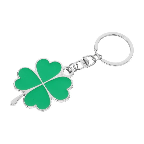 Zinc Alloy Lucky Keychain in Green Color for Decor Practical and Meaningful 1 Piece