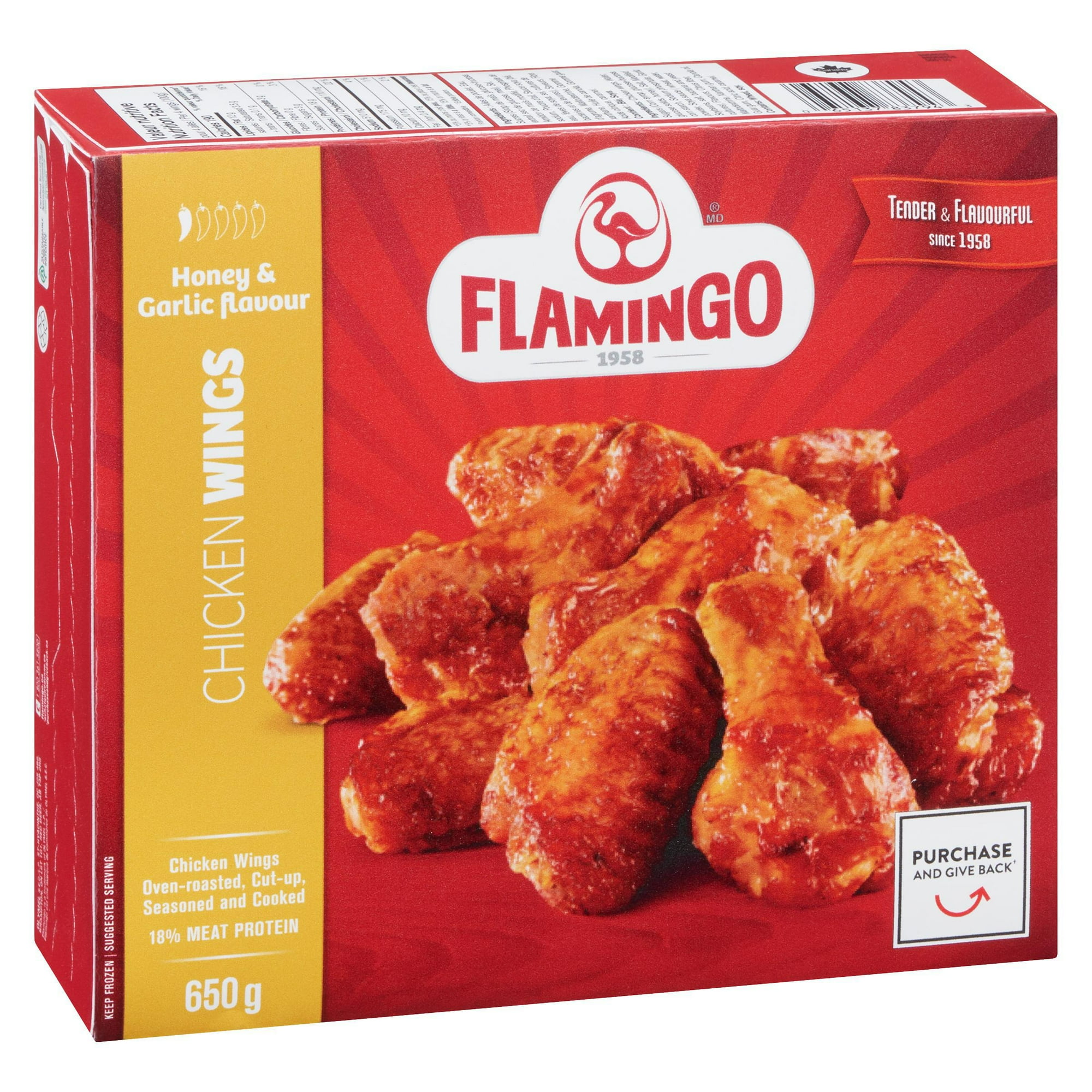 Flamingo Honey Garlic Chicken Wings