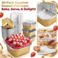 thumbnail image 6 of 30 Pack Small Aluminum Pans with Lids Heavy Duty - 6 oz Tin Foil Food Containers with Lids, Tin Foil Pans with Lids for Baking, Meal Prep, Freezer and Takeout, 6 of 6