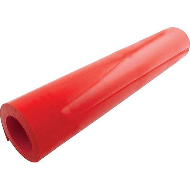 50 ft. x 24 in. Plastic Roll, Red