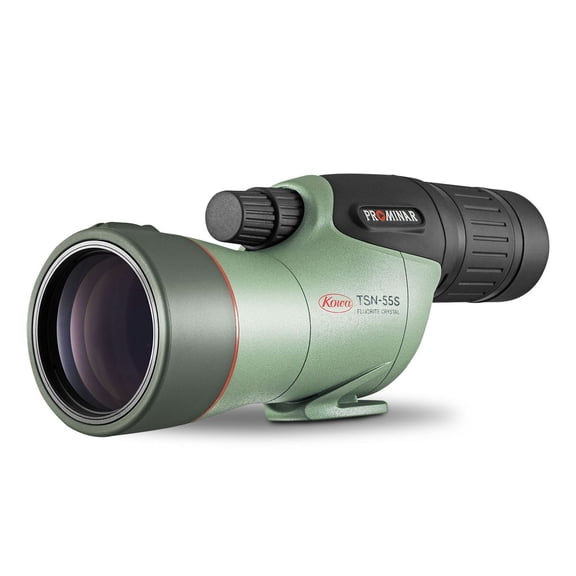 Kowa PROMINAR TSN-55S 55mm Straight Spotting Scope, 17-40x Eyepiece, Fluorite Crystal Lenses, Dual Focusing, Digiscoping Compatible (TSN-55S)