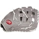 thumbnail image 2 of Rawlings | Guante de softbol de lanzamiento rápido serie R9 | Guante de primera base | Modificado Pro H-Web | Gris | 12,5' | RHT, 2 of 5
