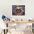 thumbnail image 5 of Picia Mystic Wolf Dreamcatcher Pattern Decorative Picture – Unique Wall Art, Modern Canvas Print for Trendy Interiors (Horizontal), 5 of 6