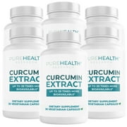 Curcumin Extract, High Absorption Turmeric Supplement  for Immune Support & Joint Support by PureHealth Research, x6