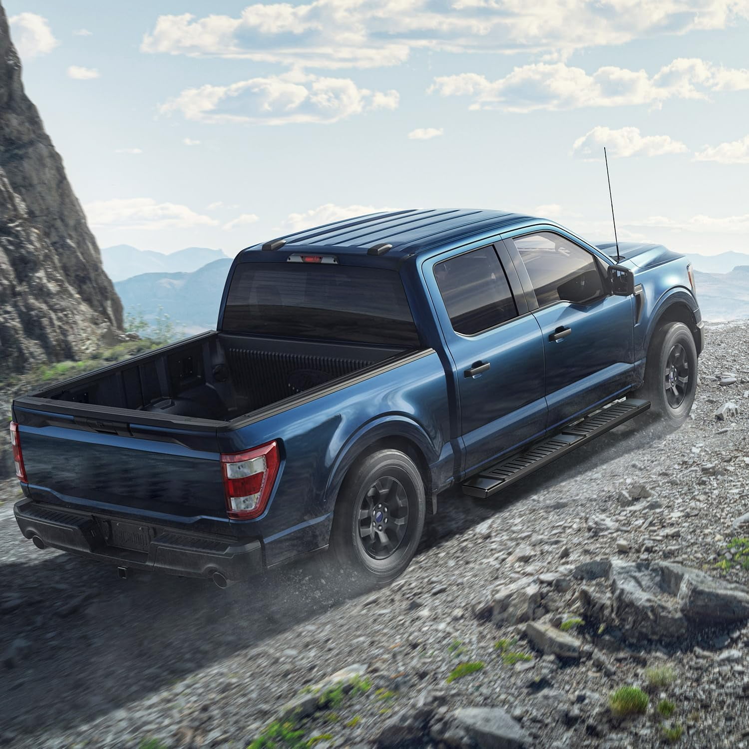 Nilight Running Boards for 2015-2024 Ford F-150 SuperCrew Cab Pickup 4 Door 2017-2024 Ford F-250 F-350 Super Duty Crew Cab 6 Inch Slip-Proof Aluminum Side Step Nerf Bars