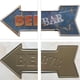thumbnail image 4 of Flecha en apariencia Pintada A Hierro Publicidad De Metal Señal De Dirección Apuntando Hacia Decoración De licencia De Indi yo, 4 of 9