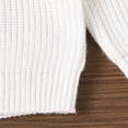 thumbnail image 5 of larppty Sibling Matching Clothes Shirt for Boy Girls | Big Sister/Big Brother Knit Sweater Letter Embroidery Sweatshirt Baby Shirt Warm Winter Clothes, Suit for Daily Wear (White,3-4 Years), 5 of 6