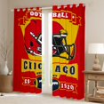 thumbnail image 2 of Erosebridal Kids Sports Curtains for Living Room, Luxurious, Red, Chicago, 2 of 6