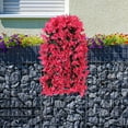 thumbnail image 5 of Artificial Bougainvillea Vine Garland, 6 Foot Faux Flower Hanging Decor with 12 Branches, UV Resistant Fake Flowers for Outdoor Wall Fence Patio Wedding Garden Party Decoration, 5 of 7