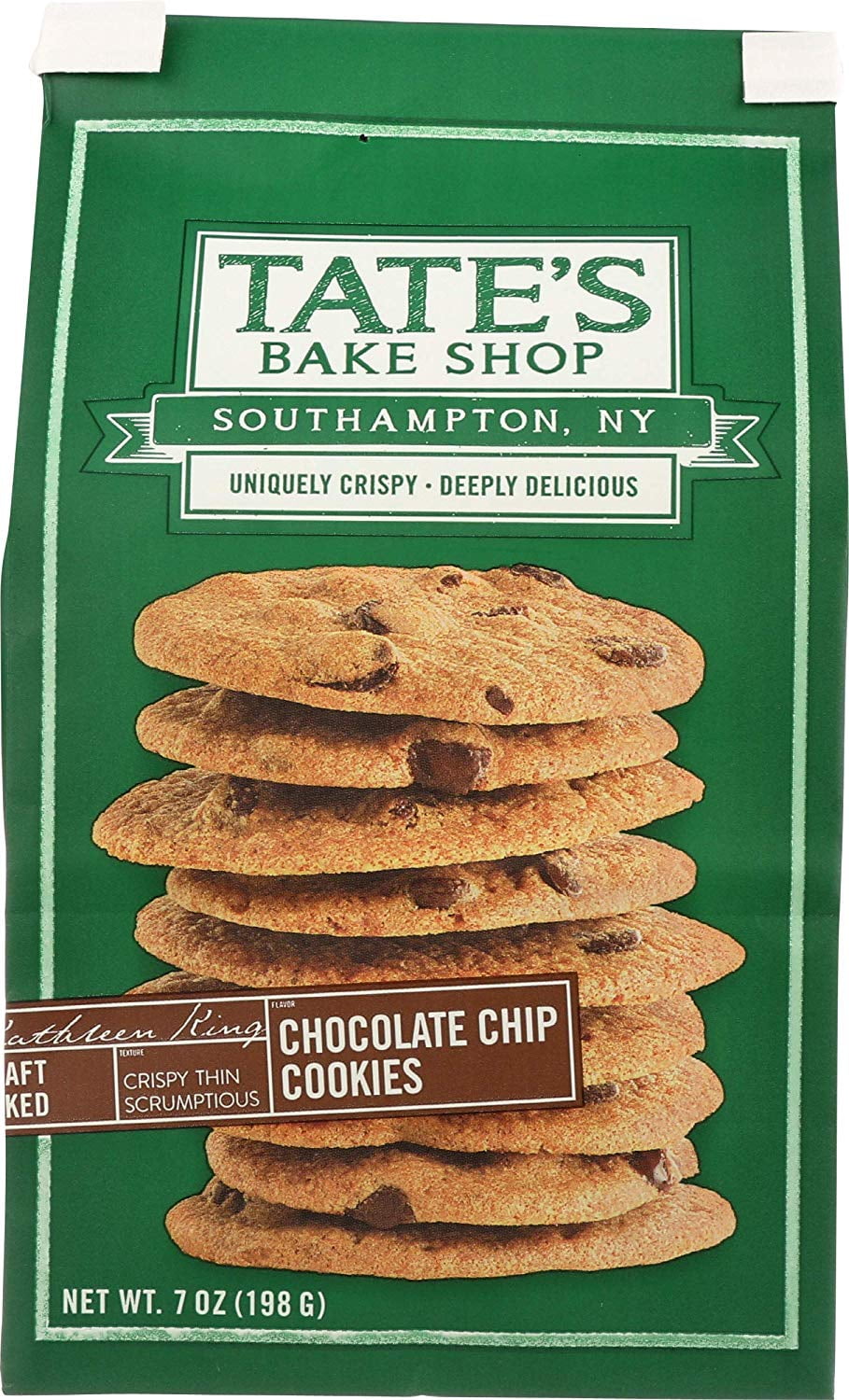 Tate's Bake Shop All Natural Chocolate Chip Cookies, 7 Oz. Walmart