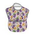 thumbnail image 2 of Susaid Plum Print Bibs for Babies Toddlers Adjustable Waterproof Free Soft Durable Bibs for eating with Large Pocket Food Catcher, 2 of 8