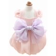 thumbnail image 1 of MaruPet Elegante Vestido Princesa Brillante con Lazo para Perros Pequeños Extra Pequeños Teddy Pug Chihuahua Shih Tzu Yorkshire Terriers Rosa L, 1 of 1