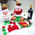 thumbnail image 4 of JM 2 uds decoración navideña tela portátil botella de vino tinto caja de vino de Navidad restaurante occidental bolsa de vino tinto botella de champán JM RV021031-00162SDJ, 4 of 4