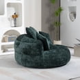 thumbnail image 3 of Giant Bean Bag Chair, Faux Fur Bean Bag Couch with Filler Large Living Room Bean Bag Chairs for Adults, Big Lazy Sofa Accent Chair Floor Chair, 3 of 9