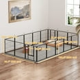 thumbnail image 3 of PawHut Dog Playpen, 16 Panels Dog Fence w/ Straps, 24" H, for Small Dogs, 3 of 10