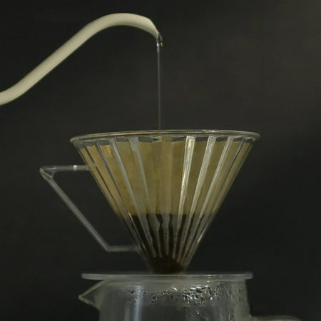 

Xinhuaya Pour-over Coffee Dripper Paperless Reusable Coffee Filter Pour over Coffee Maker Cone Coffee Dripper Easy to Clean Coffee Filter Reusable Pour over Coffee Filter