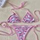thumbnail image 3 of Conjunto de bikini Sanrio Hello Kitty Kawaii con bonitos dibujos animados de anime para verano, playa, bragas con tiras suaves, traje de baño Kawaii, bikini sexy Y2k, 3 of 5