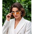 thumbnail image 2 of Gafas de sol FEISEDY Retro Rectangulares para Mujer/Hombre B0282, 2 of 7