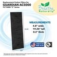 thumbnail image 2 of Germ Guardian FLT5000 "C" Carbon Filter 4pk - AC5000, 2 of 5