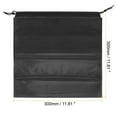 thumbnail image 2 of Uxcell 11.8 Inch Non-Woven Fabric Handbag Dust Cover Drawstring Bag for Handbags Purses Black 5 Pack, 2 of 5