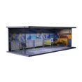thumbnail image 2 of Siruishop Parking Lot Model Diorama Table Decor 1/64 Craftsmanship Collectibles Miniature Building Scene Photo Prop for Car Enthusiasts Sunset pattern, 2 of 8