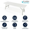 thumbnail image 3 of Flash Furniture Kathryn 8-Foot Bi-Fold Granite White Plastic Banquet and Event Folding Table with Carrying Handle, 3 of 16