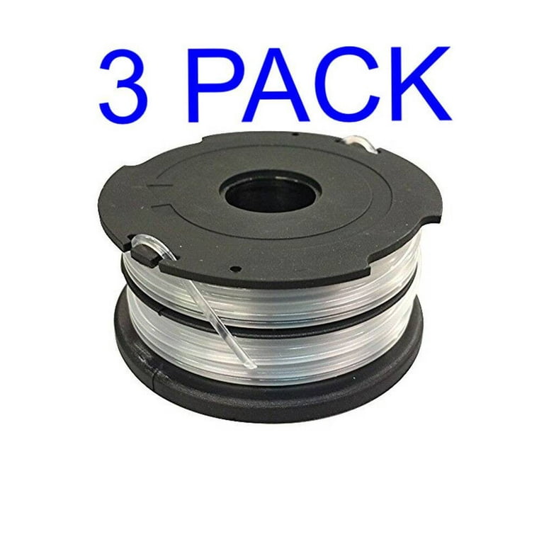  DF-065 Replacement Spool for Black and Decker GH710 GH700  GH750 String Trimmer, 36ft 0.065 inch Auto-Feed Dual Line Edger Parts  90517175 DF-065-BKP (8 Pack) by TOPEMAI : Patio, Lawn & Garden