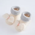 thumbnail image 2 of WUANDIXFA Ankle Socks for Toddlers Cute Soft Kids Toddlers Boys Girls Newborn Baby Socks Winter Warm Socks Princess Socks Floor Socks,Beige,12-36 Months, 2 of 4