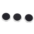 thumbnail image 2 of Set of 3 trumpet type Finger Buttons Colorful Shell Repair Parts Caps Accessories Musical Collections, Black, 2 of 8